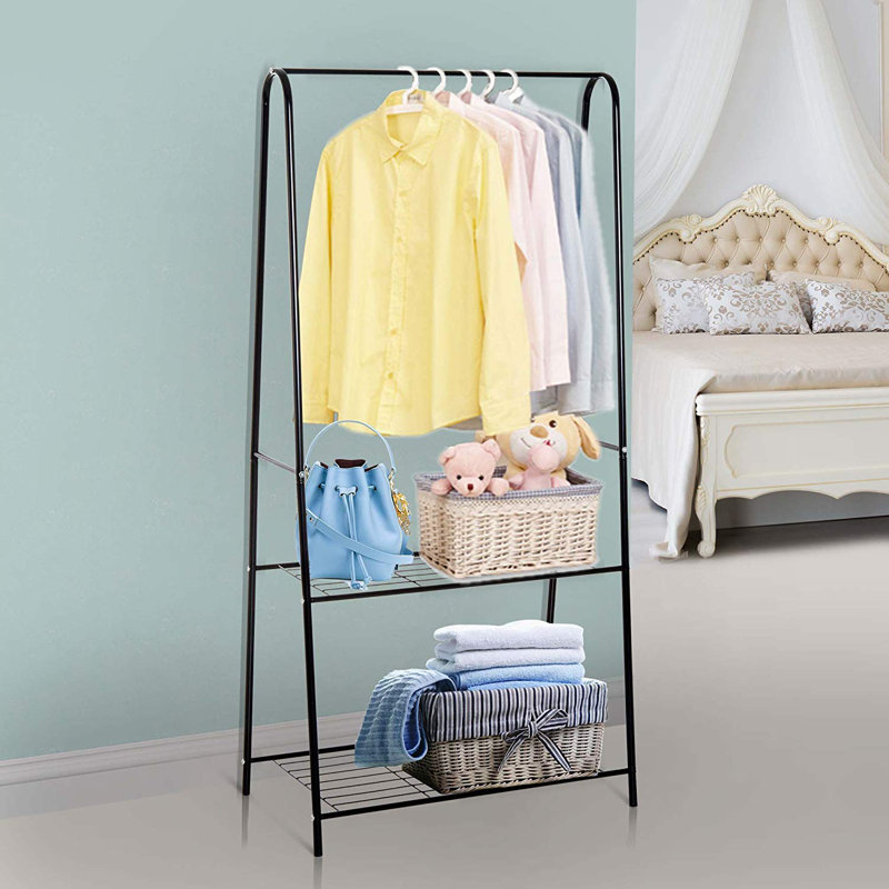 Rebrilliant 77cm Wide Clothes Rack & Reviews Wayfair.co.uk